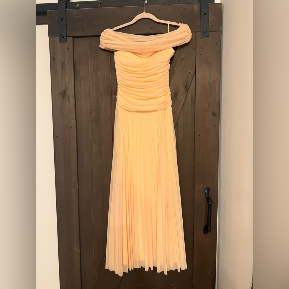 Abercrombie & Fitch Giselle Drop Waist Mesh Dress
